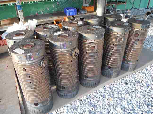 USED FR6B Combustion Liners (x3) 117E8214G001-4